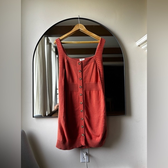 JACKSON ROWE | knit saranda dress Tiger lily | size large - Picture 4 of 6